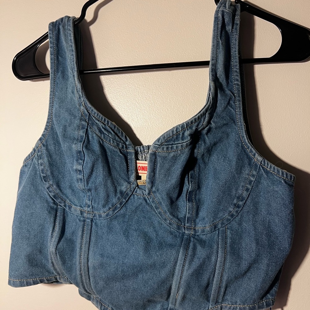 Lone Star Pride Apparel LLC Denim Blue Tank Top